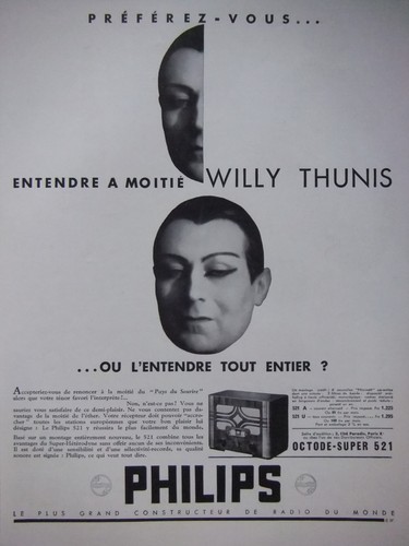 Pubblicità stampa 1934 - pubblicitÀ, radio