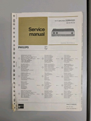 Phillips amplificatore fi - amplificatore, hi-fi